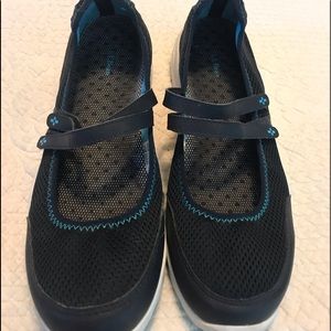 LL Bean walking shoes.